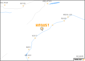 map of Windust