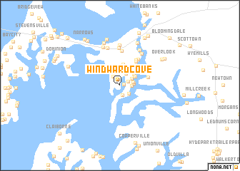 map of Windward Cove