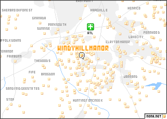 map of Windy Hill Manor