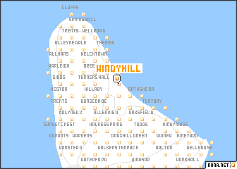 map of Windy Hill