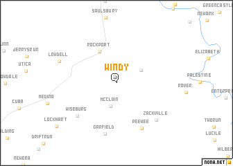 map of Windy