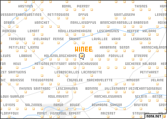 map of Winée
