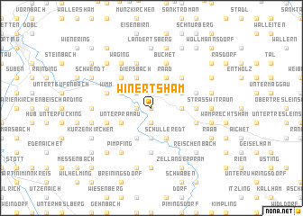 map of Winertsham