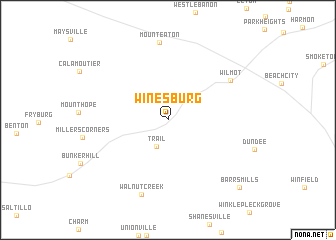 map of Winesburg