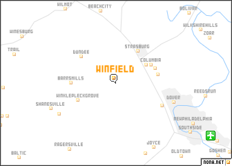 map of Winfield