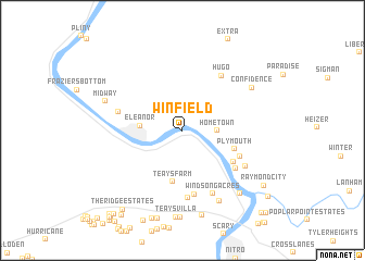 map of Winfield