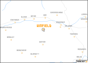 map of Winfield