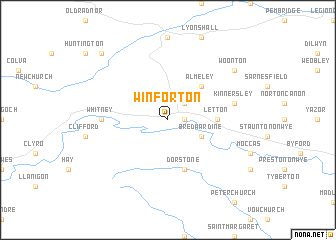 map of Winforton