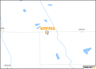 map of Winfred