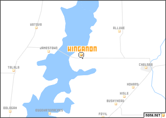 map of Winganon
