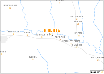 map of Wingate