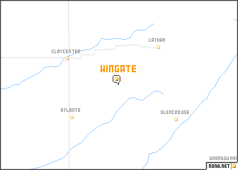 map of Wingate