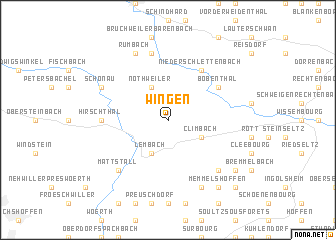 map of Wingen