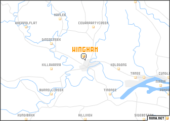 map of Wingham