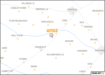 map of Wingo