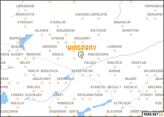 map of Wingrany