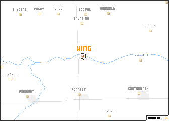map of Wing