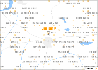 map of Winiary