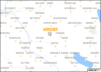 map of Winikon