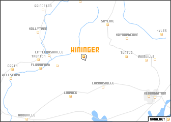 map of Wininger