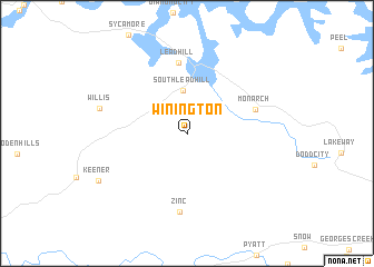 map of Winington