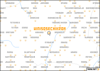 map of Winisosechikrom