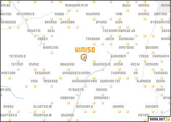 map of Winiso