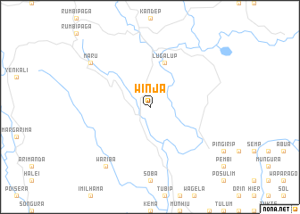 map of Winja