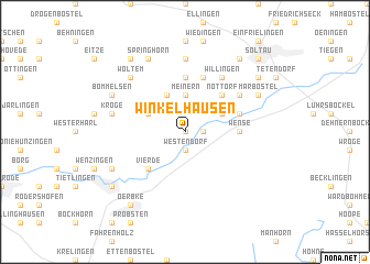 map of Winkelhausen