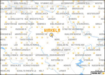 map of Winkeln