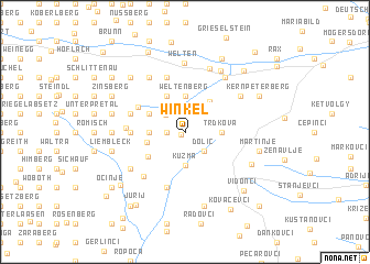 map of Winkel