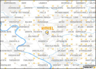 map of Winkel