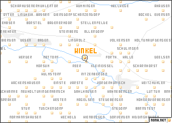 map of Winkel