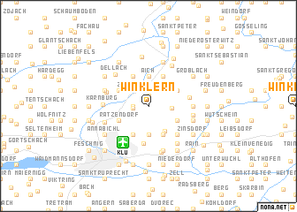 map of Winklern