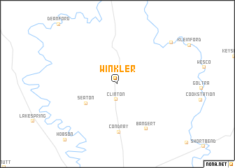 map of Winkler