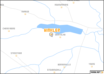 map of Winkler
