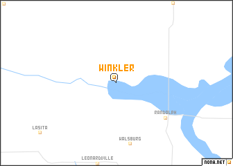 map of Winkler