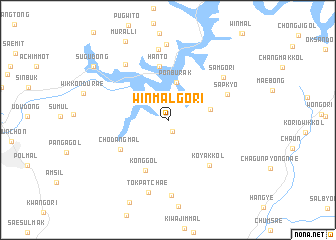 map of Winmalgŏri