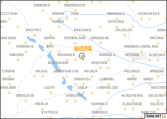 map of Winna