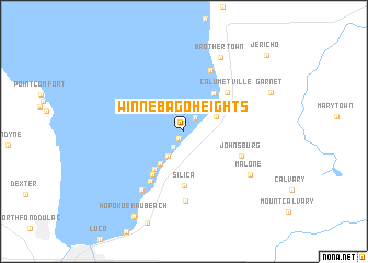 map of Winnebago Heights
