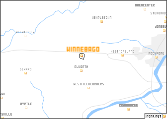 map of Winnebago