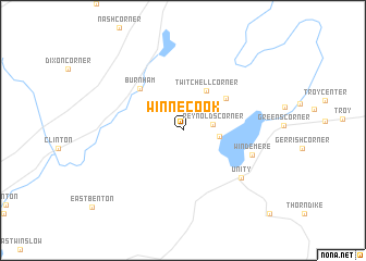 map of Winnecook