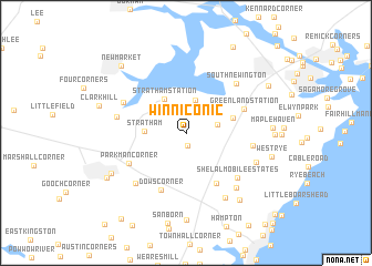 map of Winniconic