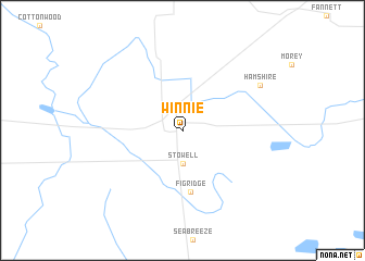 map of Winnie