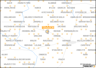 map of Winniki