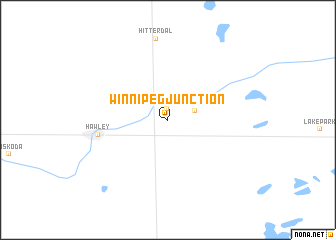 map of Winnipeg Junction