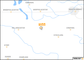 map of Winn
