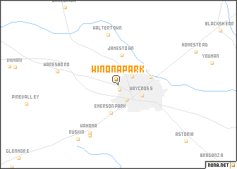 map of Winona Park