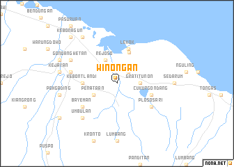 map of Winongan