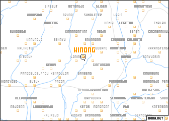 map of Winong